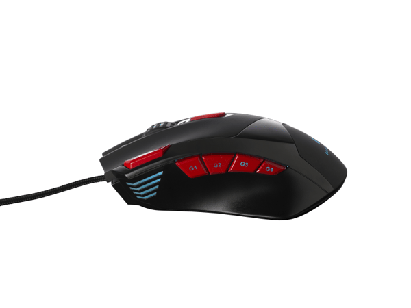 Surefire Gaming Eagle Claw - Gaming Mus - USB - Sort/Rød