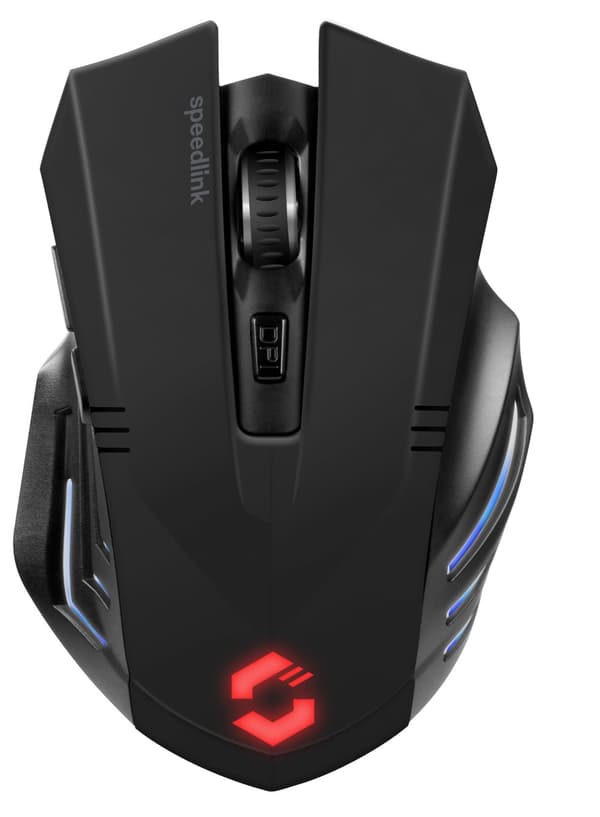 Speedlink - Fortus  Wireless Gaming Mouse Svart, Röd
