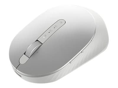 Dell Premier MS7421W - Mus - optisk - 7 knappar - trådlös - 2.4 GHz, Bluetooth 5.0 - silverplatina - med 3 års avancerad utbytesservice nästa arbetsd