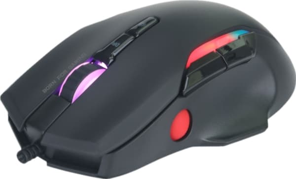 Marvo G945, Ambidextrous, Optisk, USB Type-A, 10000 DPI, Svart