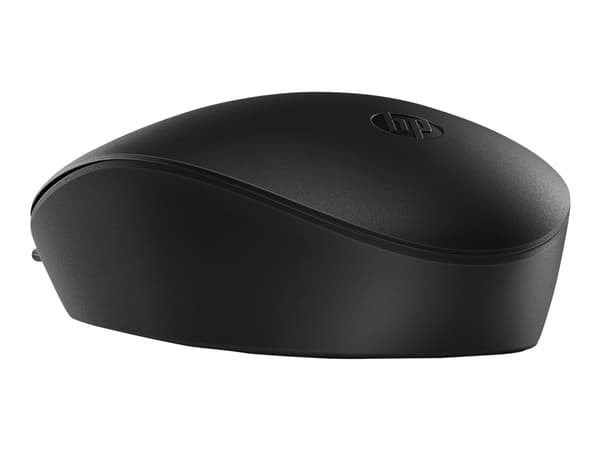 HP 128 Laser -langallinen hiiri, Molempikätinen, Laser, USB A-tyyppi, 1200 DPI, Musta