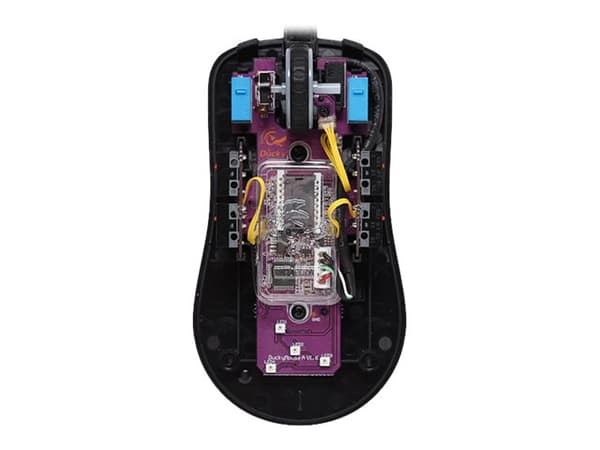 Ducky Feather DMFE20O - Mus - høyre- og venstrehåndet - optisk - 7 knapper - kablet - USB 2.0