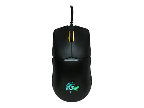 Ducky Feather DMFE20O - Mus - høyre- og venstrehåndet - optisk - 7 knapper - kablet - USB 2.0
