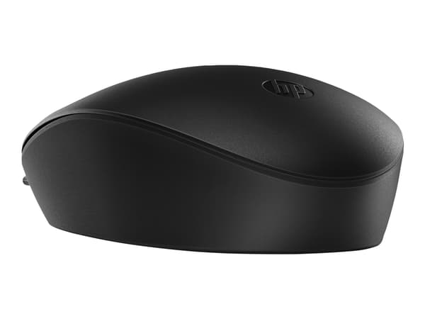 HP 125 langallinen hiiri (120 kpl tukkupakkaus), Molempikätinen, USB A-tyyppi, Musta