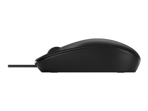 HP 125 langallinen hiiri (120 kpl tukkupakkaus), Molempikätinen, USB A-tyyppi, Musta
