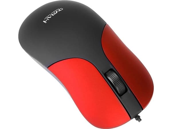 Marvo Marvo mouse DMS002RD mouse, 1200DPI, optical, 3 cl., 1 scroll, black and red, office