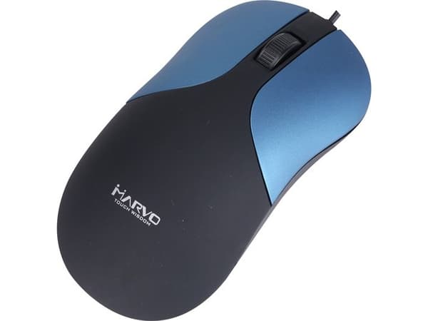 Marvo Marvo mouse DMS002BL mouse, 1200DPI, optical, 3 cl., 1 scroll, blue, office