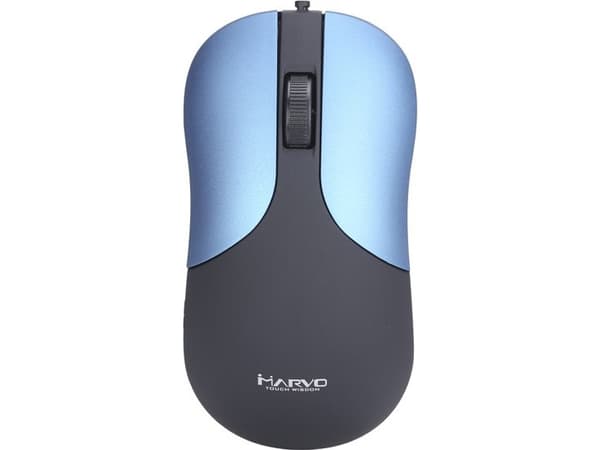 Marvo Marvo mouse DMS002BL mouse, 1200DPI, optical, 3 cl., 1 scroll, blue, office