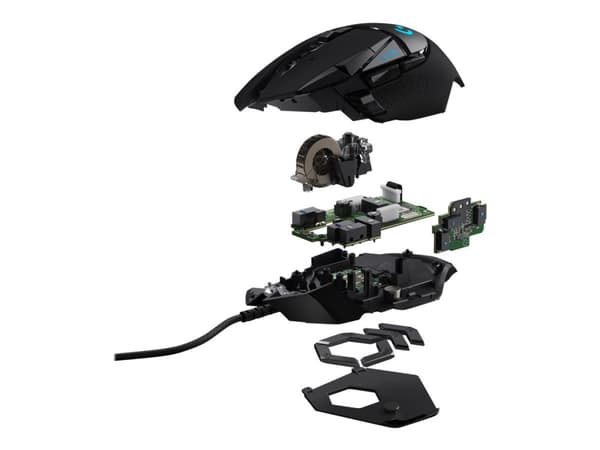 Logitech Gaming Mouse G502 (Hero) - Mus - optisk - 11 knapper - kablet - USB