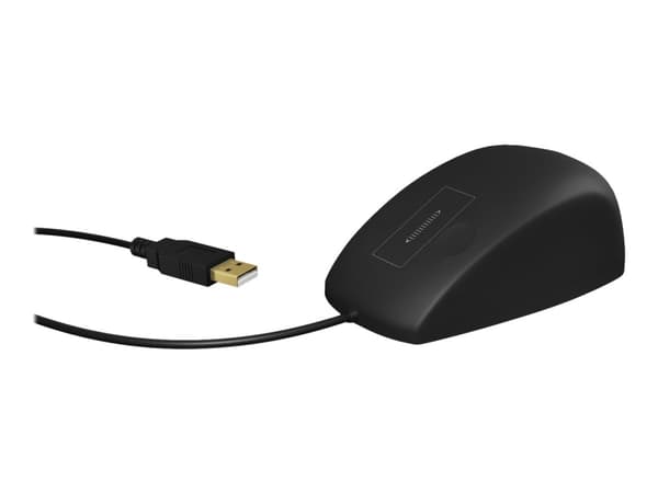 KeySonic KSM-5030M-B - Mus - kabelansluten - USB - svart Svart