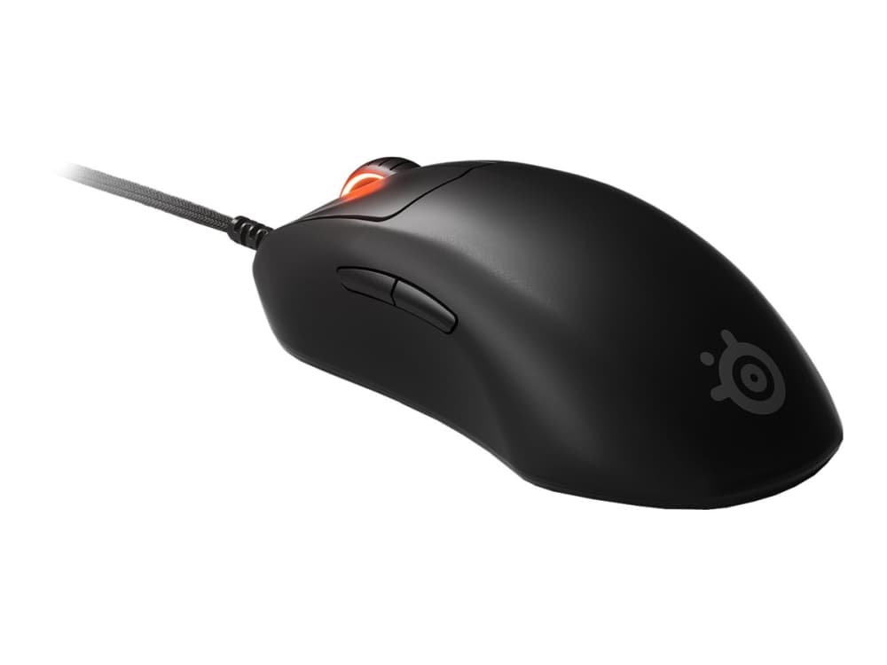 SteelSeries Pro Series PRIME - Mus - ergonomisk - högerhänt - optisk - 5 knappar - kabelansluten - USB - mattsvart