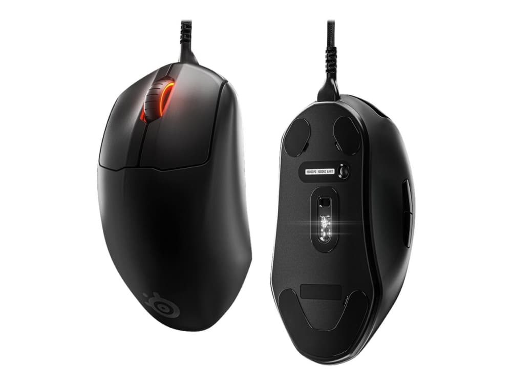 SteelSeries PRIME+ - Mus - ergonomisk - högerhänt - optisk - 6 knappar - kabelansluten - USB - mattsvart