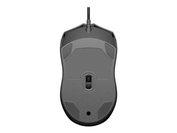 HP 100 - Mus - höger- och vänsterhänta - optisk - 3 knappar - kabelansluten - USB - för HP 21, 22, 24, 27; Pavilion 24, 27, 32, TP01