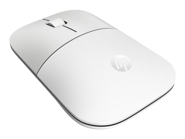 HP Z3700 - Mus - trådløs - 2.4 GHz - USB trådløs mottaker - keramisk hvit - for HP 21, 22, 24, 27; Pavilion 24, 27, 32, TP01