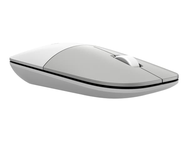 HP Z3700 - Mus - trådløs - 2.4 GHz - USB trådløs mottaker - keramisk hvit - for HP 21, 22, 24, 27; Pavilion 24, 27, 32, TP01