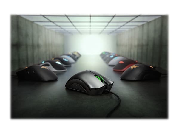 Razer DeathAdder Essential - Mus - ergonomisk - högerhänt - optisk - 5 knappar - kabelansluten - USB