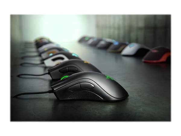 Razer DeathAdder Essential - Mus - ergonomisk - högerhänt - optisk - 5 knappar - kabelansluten - USB