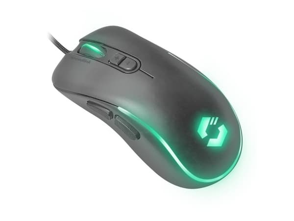 SPEEDLINK ASSERO, höger hand, USB Typ-A, 6400 dpi, svart