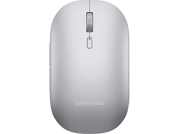 Samsung Slim EJ-M3400 - Mus - ergonomisk - 5 knappar - trådlös - Bluetooth 5.0 - silver