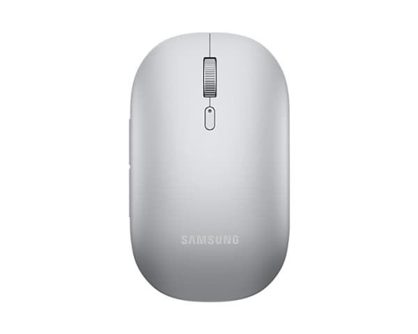 Samsung Slim EJ-M3400 - Mus - ergonomisk - 5 knappar - trådlös - Bluetooth 5.0 - silver