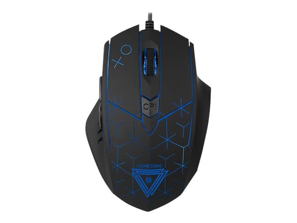 Tracer GAMEZONE XO - Mus - ergonomisk - høyrehendt - optisk - 6 knapper - kablet - USB