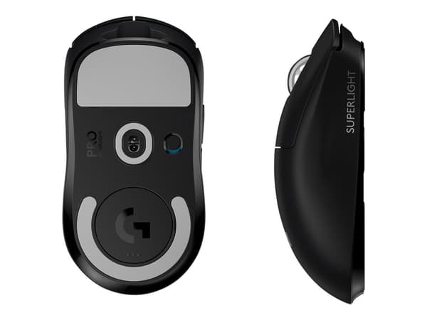 Logitech G Pro X Superlight, Oikeakätinen, Langaton RF, 25600 DPI, 1 ms, Musta