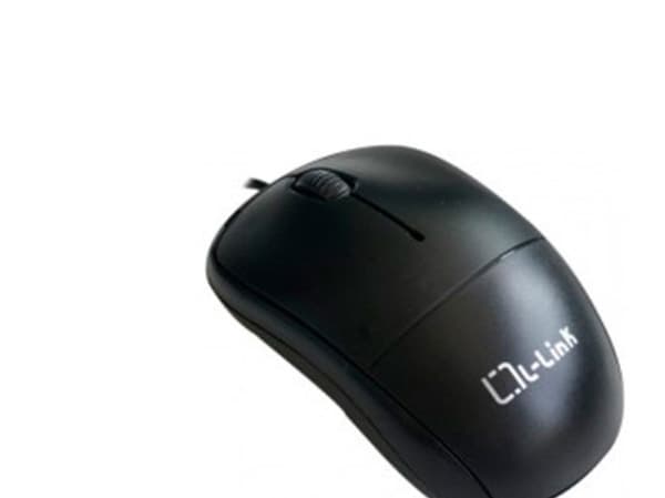 L-Link LL-2080-N, Molempikätinen, Optinen, USB A-tyyppi, Musta