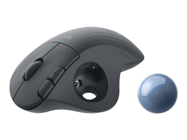 Logitech Ergo Series ERGO M575 for Business - Styrekule - høyrehendt - optisk - 5 knapper - trådløs - Bluetooth - Logitech Logi Bolt USB-mottaker - g Grafitt