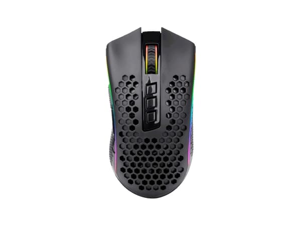 REDRAGON M808-KS, högerhand, Optisk, RF Wireless + USB Type-A, 16000 DPI, 1 ms, Svart Svart