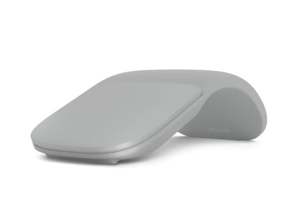Microsoft Surface Arc Mouse, Ambidekstriøs, BlueTrack, Bluetooth, 1000 DPI, Grå Grå