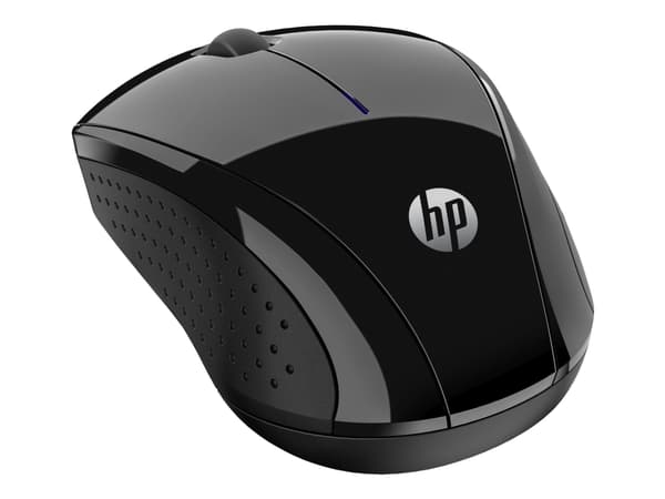 HP 220 Silent - Mus - trådlös - 2.4 GHz - svart - för HP 21, 22, 24, 27; Laptop 15, 17; Pavilion 24, 27, 32, TP01; Pavilion Laptop 13, 14, 15