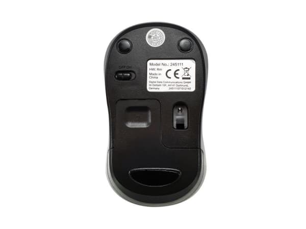 Equip 245112, Ambidekstriøs, Optisk, RF kabel-fri, Blå
