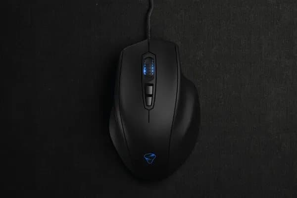 Mionix Naos Pro, Høyre hendt, Optisk, USB Type-A, 19000 DPI, 1 ms, Sort