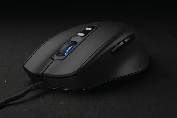 Mionix Naos Pro, högerhand, Optisk, USB Type-A, 19000 DPI, 1 ms, Svart Svart