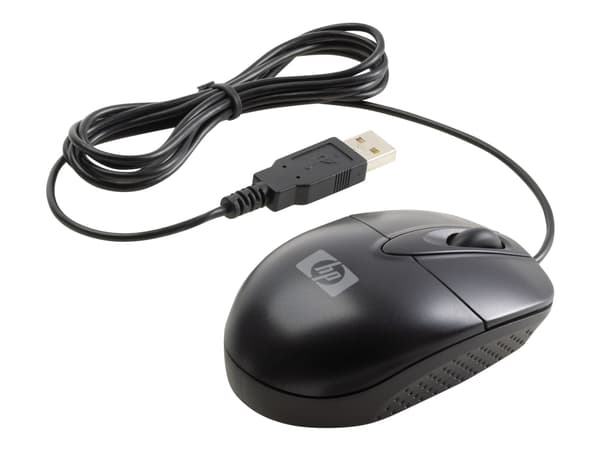 HP Optical USB Travel Mouse - Mus - optisk - 3 knapper - kablet - USB