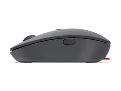 Lenovo Go Wireless Multi Device, Molempikätinen, Optinen, RF Wireless + Bluetooth + USB Type-A, 2400 DPI, Harmaa