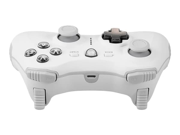 MSI Force GC30 V2 - Håndkonsoll - trådløs, kablet - hvit - for PC, Android