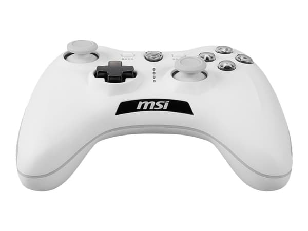 MSI Force GC30 V2 - Håndkonsoll - trådløs, kablet - hvit - for PC, Android
