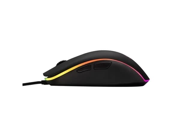 HyperX Pulsefire Surge - Mus - optisk - 6 knappar - kabelansluten - USB - svart - för Victus by HP Laptop 15, 16; Laptop 14, 15, 17; Pavilion x360 La