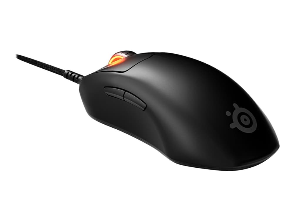 SteelSeries Prime Mini - Mus - ergonomisk - högerhänt - optisk - 5 knappar - kabelansluten - USB - mattsvart