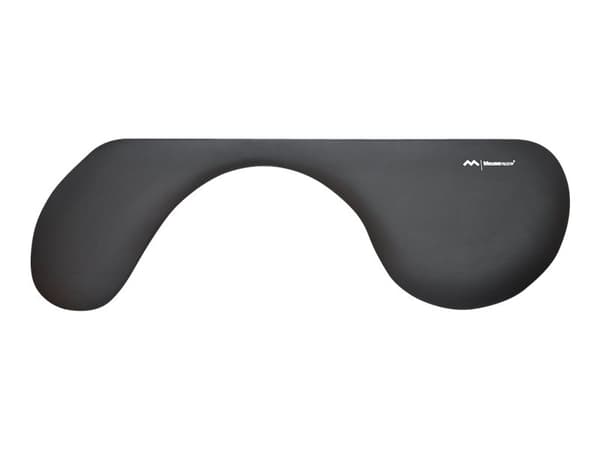 Mousetrapper Advance 2.0+ - Sentral pekeenhet - ergonomisk - 6 knapper - kablet - USB - svart med hvite aksenter - med Mousetrapper Armrest TB214