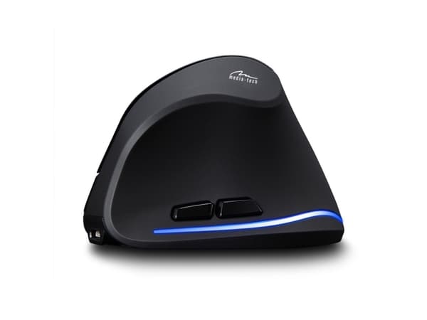 Media-Tech VERTIC RF MT1123 - Pystyhiiri - ergonominen - oikeakätinen - optinen - 5 painiketta - langaton - 2,4 GHz - langaton vastaanotin (USB)
