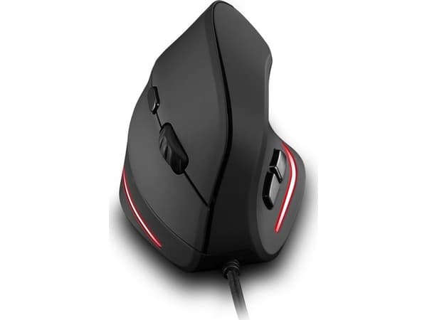 Media-Tech VERTIC MT1122 - Pystyhiiri - pystyhiiri - ergonominen - oikeakätinen - optinen - 6 painiketta - langallinen - USB-portti