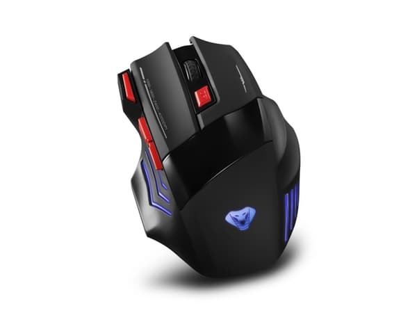 Media-Tech COBRA PRO GORN RF MT1121 - Mus - ergonomisk - høyrehendt - optisk - 6 knapper - trådløs - 2.4 GHz - USB trådløs mottaker