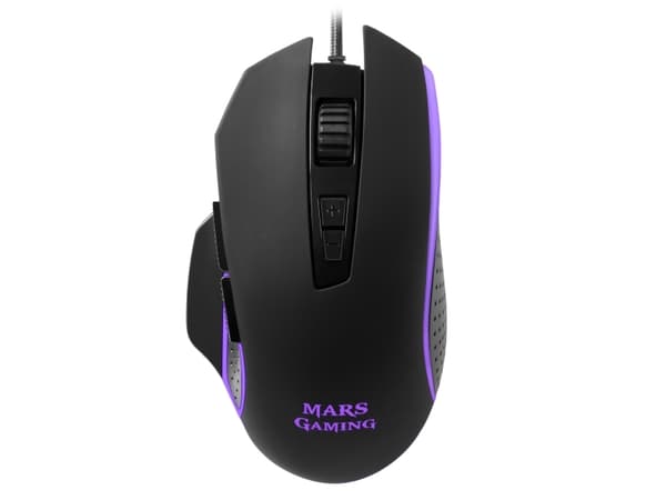 Mars Gaming MM018 Gaming Mouse with Additional Buttons / RGB / 4800 DPI / USB / Black