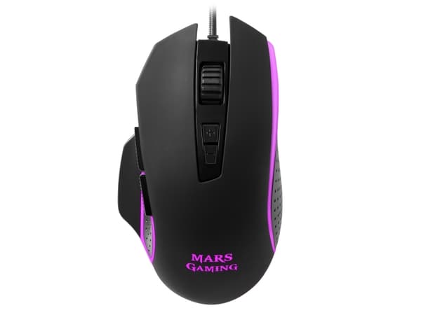 Mars Gaming MM018 Gaming Mouse with Additional Buttons / RGB / 4800 DPI / USB / Black