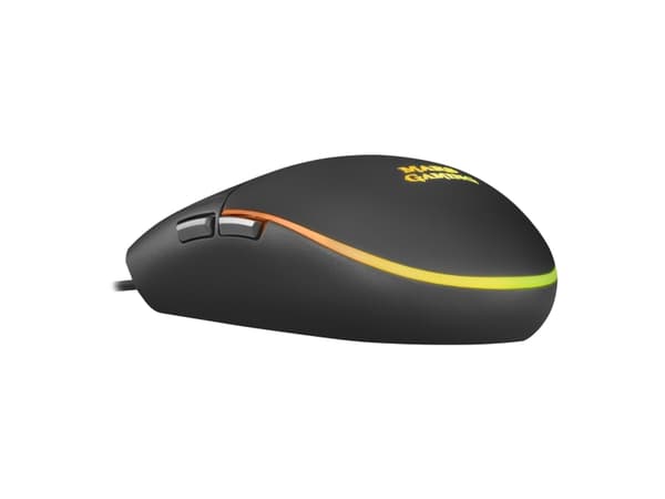 Mars Gaming MMG, högerhand, Optisk, USB Type-A, 3200 DPI, Svart