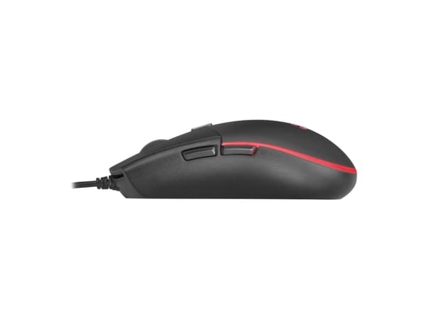 Mars Gaming MMG, högerhand, Optisk, USB Type-A, 3200 DPI, Svart