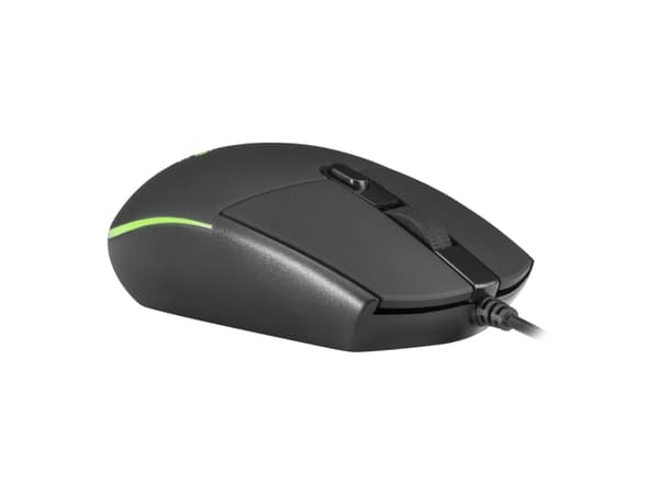 Mars Gaming MMG, högerhand, Optisk, USB Type-A, 3200 DPI, Svart