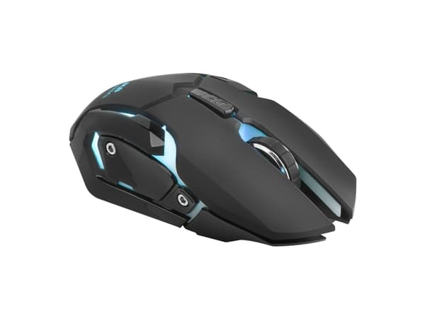 Mars Gaming MMW, Ambidextrous, Optisk, RF Trådlös, 3200 DPI, Svart